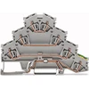 Wago Złączka szynowa 4-piętrowa 4mm2 L1 L2 L3 PE pilka (281-530)