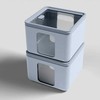 Nezatříděno Mėlyna Container, 13.3x13.3x10 cm, mėlynas, Quadro