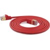 Wantec Wantec 1.50mCat.7 RohCable Komutacinis kabelis S/STP RJ45 kištukas ant raudonos spalvos - Tinklas- Komutacinis kabelis Tinklo kabelis (7160)