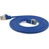 Wantec Wantec Extra dünnesCat.7 RohCable SSTP Komutacinis kabelis - 0,2 m - Cat.7 RohCable - S/FTP (S- STP) - RJ- 45 - RJ- 45 - mėlynas (7128)