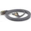 Wantec Wantec žymi CAT6A FTP Lankstinukas - 0.5 m - 6A kat. - F / UTP (FTP) - RJ- 45 - RJ- 45 - Gray (7074)