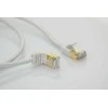 Wantec Wantec wW Patch CableCat.7 RohCable kampuotas (90°oben) SSTP pilka 1,0m (7573)