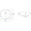 Washer Rea Lentelė Sofia 41cm pilka