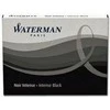 Rašalo kapsulės WATERMAN, 8 vnt., Juoda