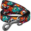Wau Dog WAU DOG Pavadėlis Nailoninis L-XXL 25mm/300cm Dantytieji monstrai (762-4048)