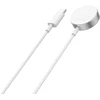 Apple Wave Qi smartwatch charging cable with magnet, Apple Watch, baltas/sidabrinis
