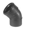 Wavin alkūnė 45 ° SiTech + 110 mm juoda (3067729)