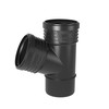 Wavin Tee 67,5 ° SiTech + 110 mm juoda (3067771)