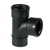Wavin Tee 87,5 ° SiTech + 110 mm juoda (3067835)