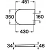 Roca GA.SQU.WOL.SUPRALIT® BOARD, FAST.DE.Juodas
