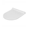 Tualeto sėdynė METALPLAST - KALISZ AQ.399-4011/ AQUAFORM / ALICANTE / Tualeto sėdynė balta / SLIM / LĖTAI NUSILEIDŽIANTI ŁW /