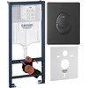 GROHE SKATE AIR - WC MYGTUKAS, Juodas