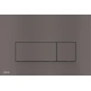 Alca plast WC klavišas M57-GM-M / ALCA / THIN / PRZYCISK / GUN METAL-MAT
