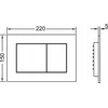 BUTTON FLUSH TECENOW METALIC NICKEL