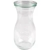 Šlapias butelis su dangteliu, 290 ml, Weck, 6 vnt.