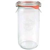 Weck Cylinder jar, 1590 ml, with lid, Zylinder, 6 pcs
