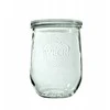 Jar, 1062 ml, with lid, Tulip, 6 pcs