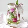 Stiklainis, 1750 ml, su dangteliu, „Tulip“, 4 vnt.