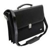 Krepšys Wedo Wedo Ladies Flap-Over Briefcase Moteriškas krepšys Juodas