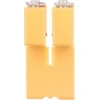Weidmuller 1053660000 Skersinis tiltelis 2 krypčių, žingsnis 5,1 mm Gelton WQV 2.5/2 1053660000 /50 vnt./