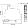 Weidmuller Pramonės siųstuvas TRS 2P 8A 230V AC / DC 2CO (1123540000)
