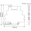 Weidmuller Pramoninis siųstuvas TRS 1P 6A 24 - 230V AC / DC 1CO (1122850000)