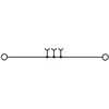 Weidmüller 1037800000, Pilkas, 4 mm², 32 A, 60 mm, 9,52 g, 100 vnt.