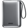 Powerbank Wekome BWOO power bank P73 22.5W 20000 mAh su 2 wbudowanymi kablami 1 x USB-C 1 x Lightning sidabrinė