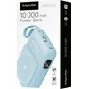 POWER BANK indukcinis Kruger &amp; Matz 10000 mAh Mag Safe su mėlynu kabeliu