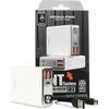 WEKOME WP-27 atspalvių serija – maitinimo blokas 10 000 mAh itin greitas įkrovimas USB-C PD 20W + 2x USB-A QC3.0 22.5W (balta)