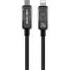 WEKOME WDC-181 Vanguard Series - USB-C to Lightning Super Fast Charging PD 20W connection cable 1 m juodos spalvos