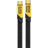 WEKOME WDC-192 Mecha serija – USB-C prie USB-C jungties laidas, 100 W greitas įkrovimas 1,2 m (Geltonas)