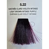 Intercosmo Voila 3C Intense Permanent Hair Dye 5.22 šviesiai rudas Intense Violetinė, 60 ml