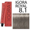 Wella Professionals Schwarzkopf Professional, Igora Royal, Permanent Hair Dye, 8-1 , 60 ml For Women