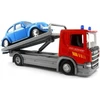 WELLY 1:57 truck Scania+samochód 01362 13625