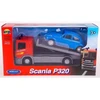 WELLY 1:57 truck Scania+samochód 01362 13625
