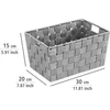Cart ADRIA Pilkas - storage container, dydis S, WENKO
