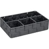 Wenko organizatorius Adria Small 26 x 6,5 x 17 cm pilkas polipropilenas