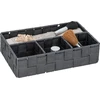 Wenko organizatorius Adria Small 26 x 6,5 x 17 cm pilkas polipropilenas