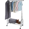 Wenko Pro 4364810100 Drabužių stovas ant ratų 120 x 180 x 50 cm iki 100 kg Chromuotas