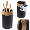 Wenko Orion Vonios puodelis juodas 7,5x11,5 cm - organizatorius dantų šepetėliams