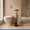 4 viename WC stovas WENKO OREA, su lentynėle telefonui