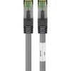 Goobay Goobay CAT 8.1 pleistras kabelis, S / FTP (PIMF), pilka, 0,5 m - LSZH be halogenų, vario AWG 24 (55135)