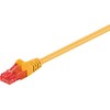 Goobay Kabelis Wentronic Cable CAT 6 Komutacinis Cable, U/UTP, geltonas, 10 m - CCA coppergemisch (68443)
