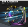 Antec Orbit 120 ARGB FAN kompiuterio korpuso ventiliatorius 12 cm Juodas