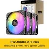 Antec P12 ARGB ventiliatorius, 3 vnt. pakuotėje (0-761345-40033-6)
