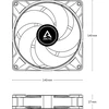 ARCTIC P14 MAX korpuso ventiliatorius, 4-pin, 140mm, baltas