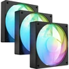 Fury SAI S12 ARGB PWM juoda - komplektas 3 wentylatorów