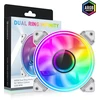 Gamemax Case Fan | DUAL RING INFINITY WH | Baltas