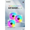 Gamemax Case Fan | KF300R WH | Baltas